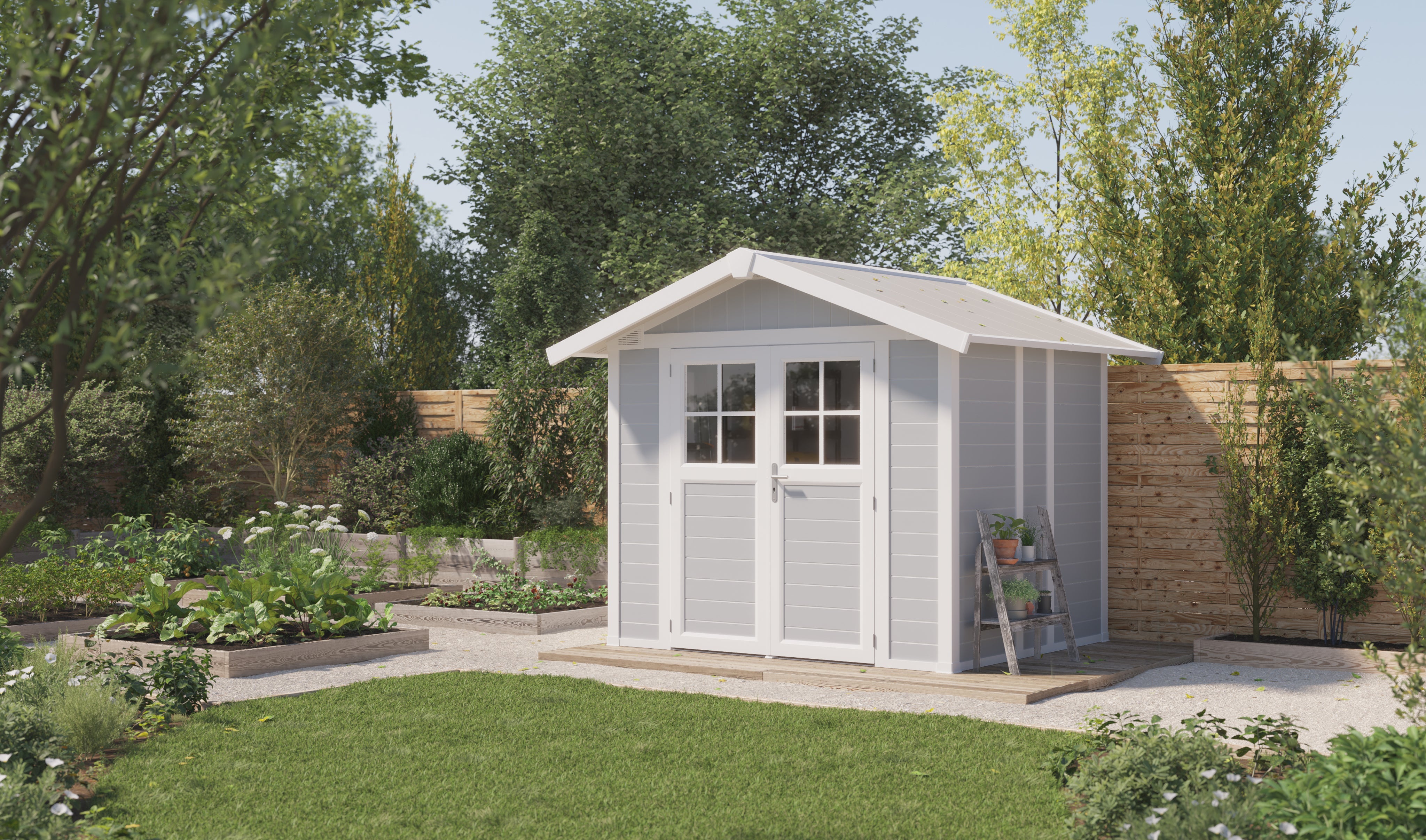 Abris de jardin en résine de moins de 5m²
