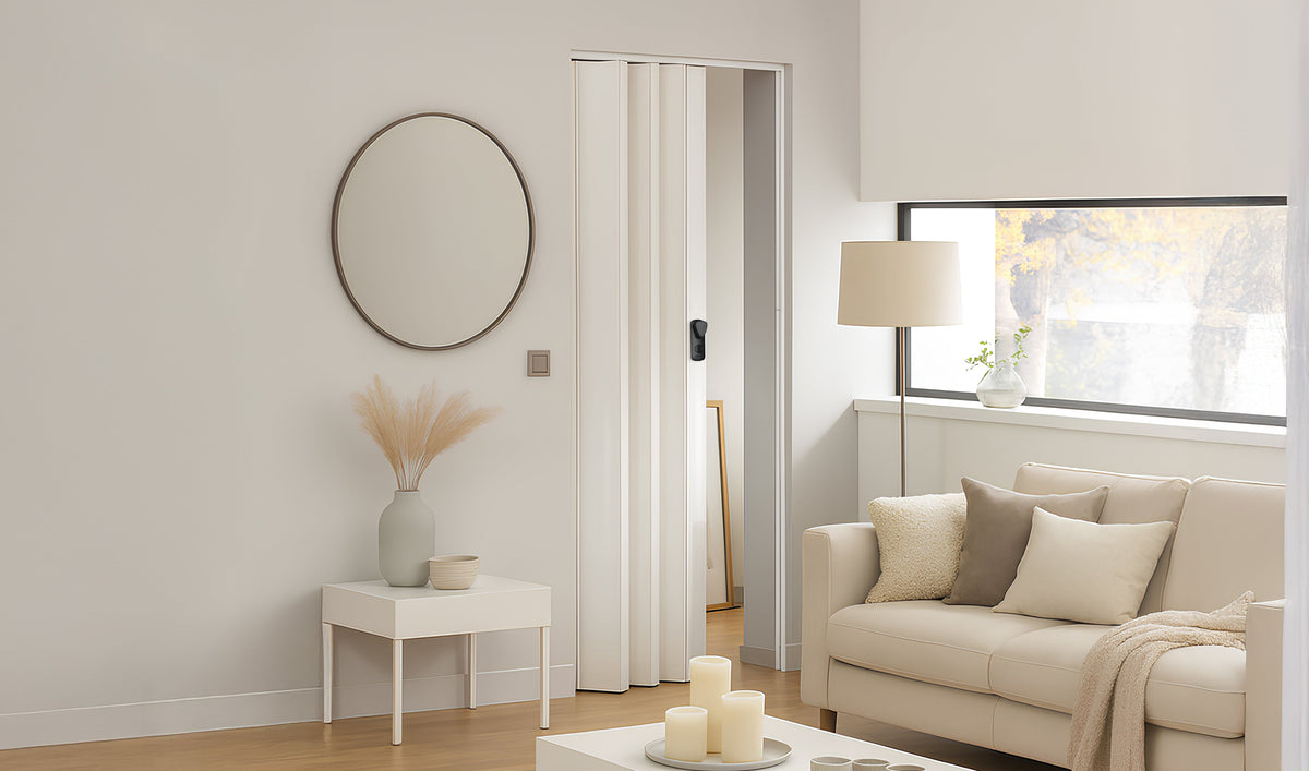 Porte intérieure accordéon PVC