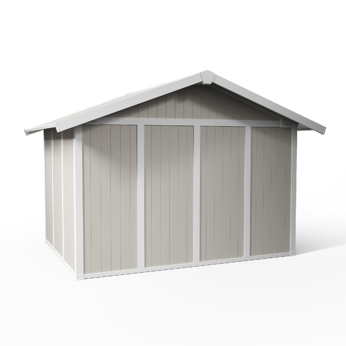 Abri de jardin 7,5 m² gris - vert Utility
