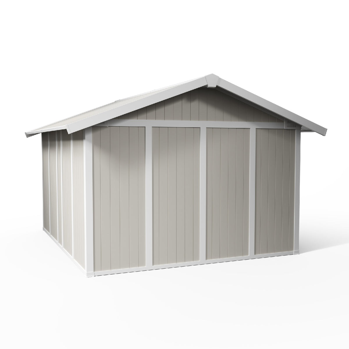Abri de jardin 11 m² gris - vert Utility