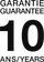 Garantie 10 ans