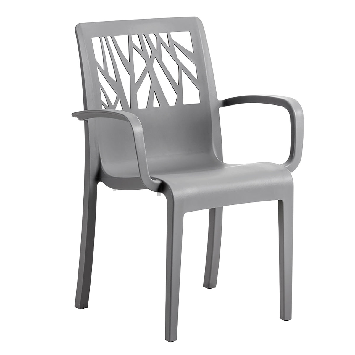 Lot table Carreaux de ciment 165 x 100 + 3 fauteuils & 3 chaises Vegetal