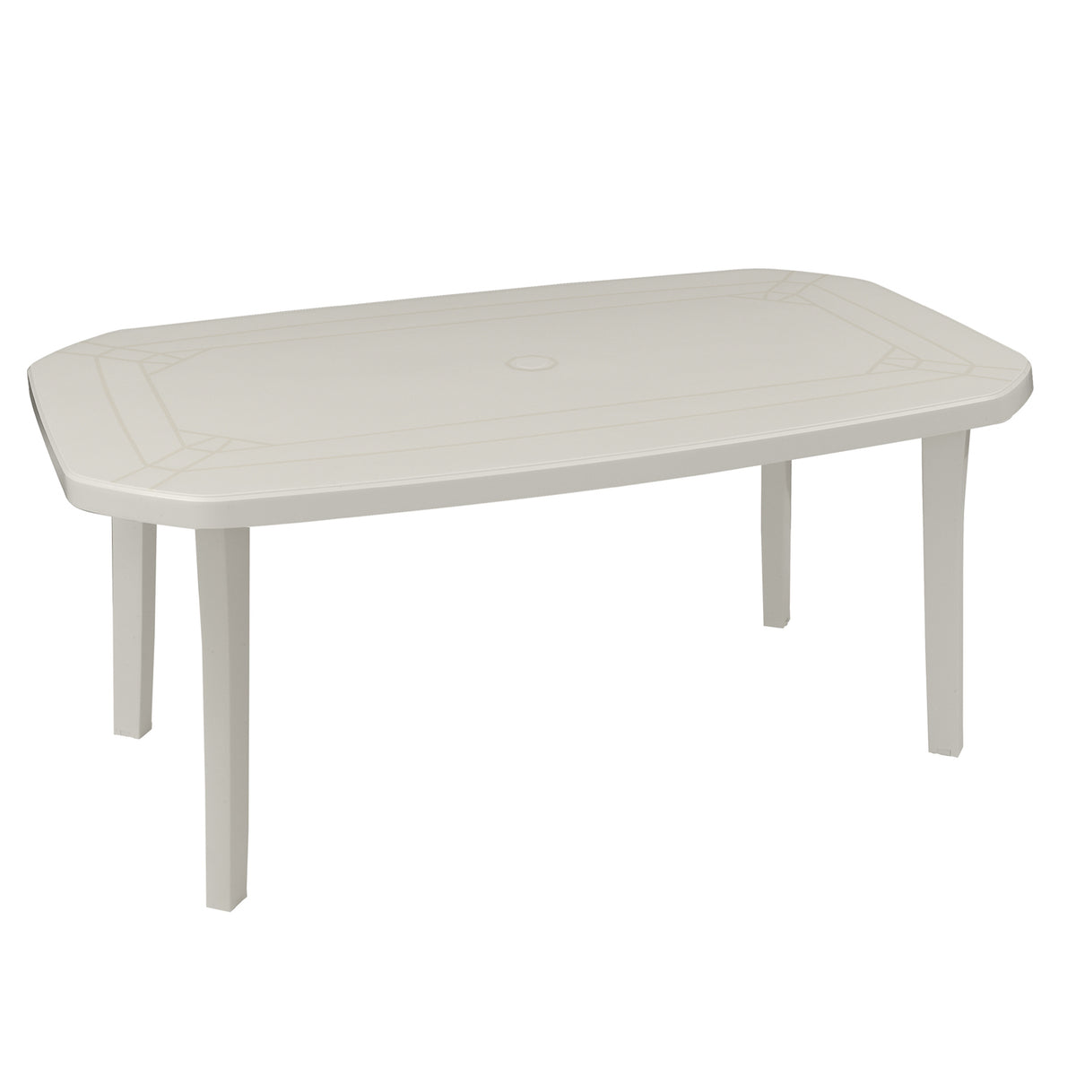 Table de terrasse résine Miami 165 x 100 cm
